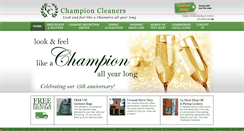 Desktop Screenshot of championcleanersfl.com